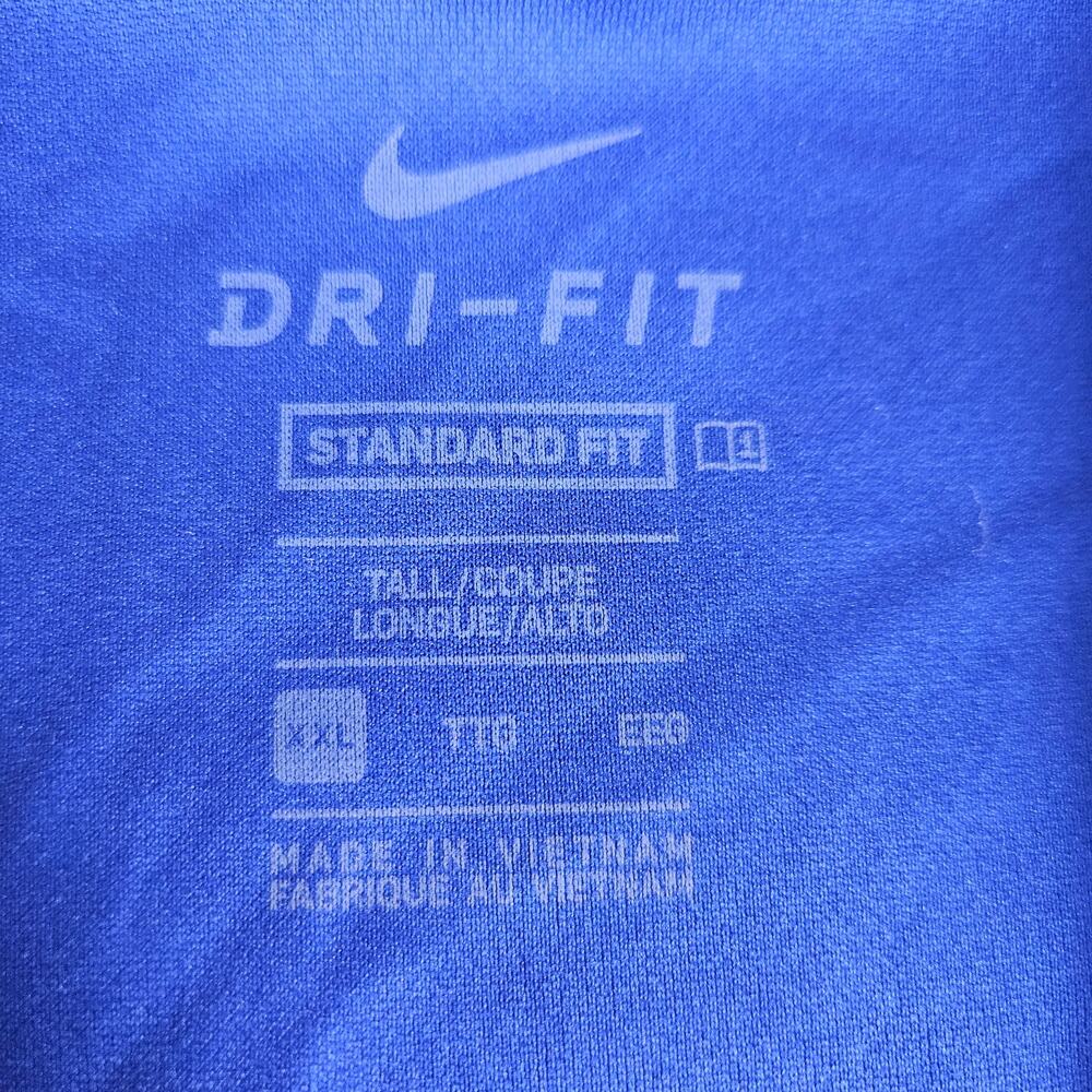 Nike Logo Polo Shirt Men XXL Stripe Dri-Fit Stretch Golf Performance CU9858 Logo - Picture 6 of 11